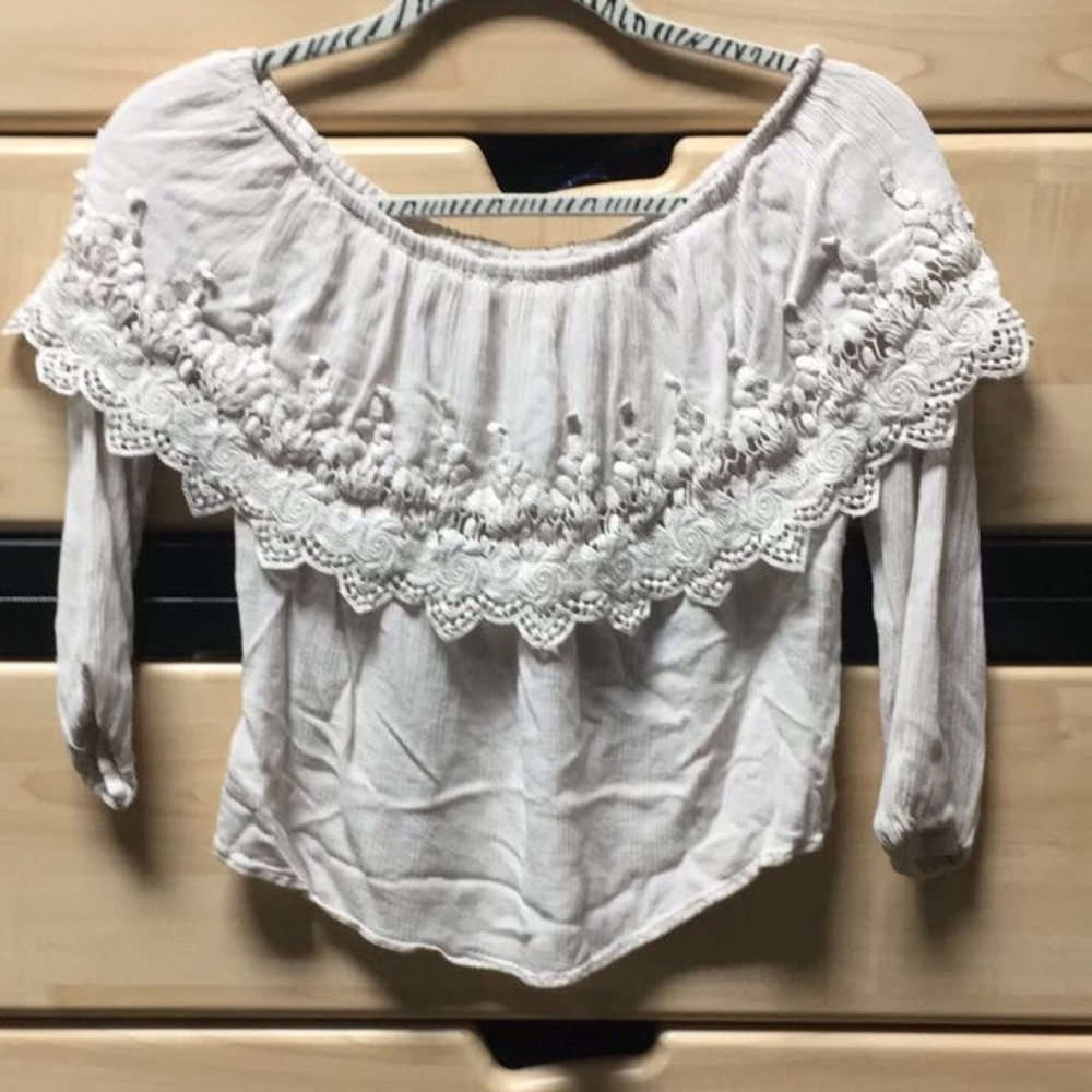 The Buckle off the shoulder top